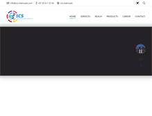 Tablet Screenshot of ics-chemicals.com